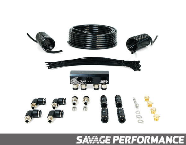 Diff Breather Kit - 4 Port suits FORD COURIER