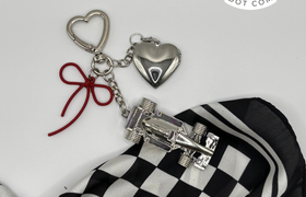 Race Car F 1 Inspired Keychain - For The Girlies