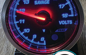 52mm Savage Volt Gauge 7 Colours *Savage Performance*