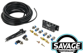 Hulk 4x4 Diff Breather Kit - 4 Port