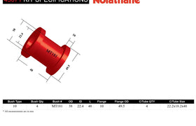 Nolathane - Mitsubishi Triton ME MF MG MH MJ - Front Control Arm Upper Bushing