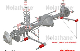 Nolathane - Ford Falcon Fairlane AU EA EF - Rear Trailing Arm Lower Bushing