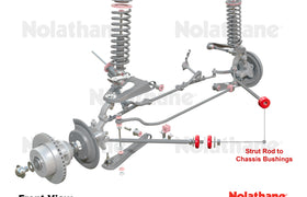 Nolathane - Nissan Fairlady Navara D21 Pathfinder - Front Strut Rod to Chassis Bushing