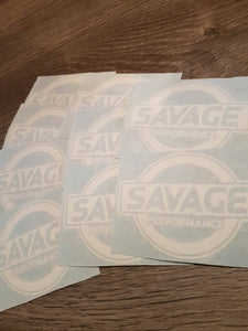 Savage Performance Sticker (Round)