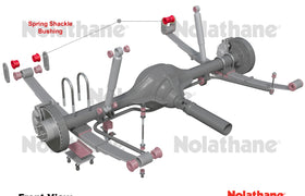 Nolathane - Nissan Navara D40 - Rear Spring Shackle Bushing