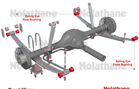 Nolathane - fits Toyota Hilux Hiace Landcruiser Liteace Dyna - Rear Spring - Eye Front and Rear Bushing