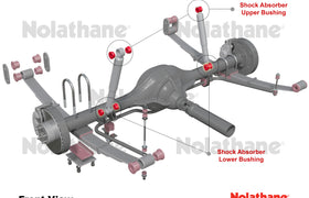 Nolathane - fits Ford Holden Mazda Toyota Mitsubishi Nissan Suzuki - Rear Shock Absorber Bushing