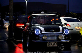 7 Inch RAINBOW HALO Round LED Headlights *Savage Performance*