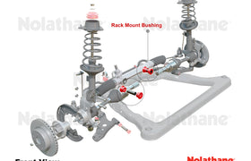 Nolathane - fits Toyota Tarago ACR30 - Front Steering Rack and Pinion Bushing