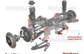 Nolathane - Nissan Silvia Skyline Fairlady - Rear Differential Mount Support Front Bushing