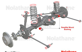 Nolathane - fits Toyota Hilux Surf KZN185 Celica ST182 - Rear Sway Bar Mount Bushing