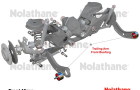 Nolathane - Ford Falcon BA BF FG Territory SX SY SZ - Rear Trailing Arm Front Bushing