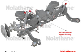 Nolathane - Ford Falcon BA BF Territory SX SY - Rear Shock Absorber Upper Bushing