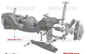 Nolathane - Ford Falcon BA BF FG Territory SX SY SZ - Rear Sway Bar Link