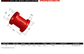 Nolathane - BMW 1 2 3 4 M Series M3 X1 Z4 - Front Radius Arm Lower Bushing