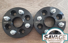 4x100 15mm Wheel Spacers suits MAZDA / TOYOTA *Savage Performance*