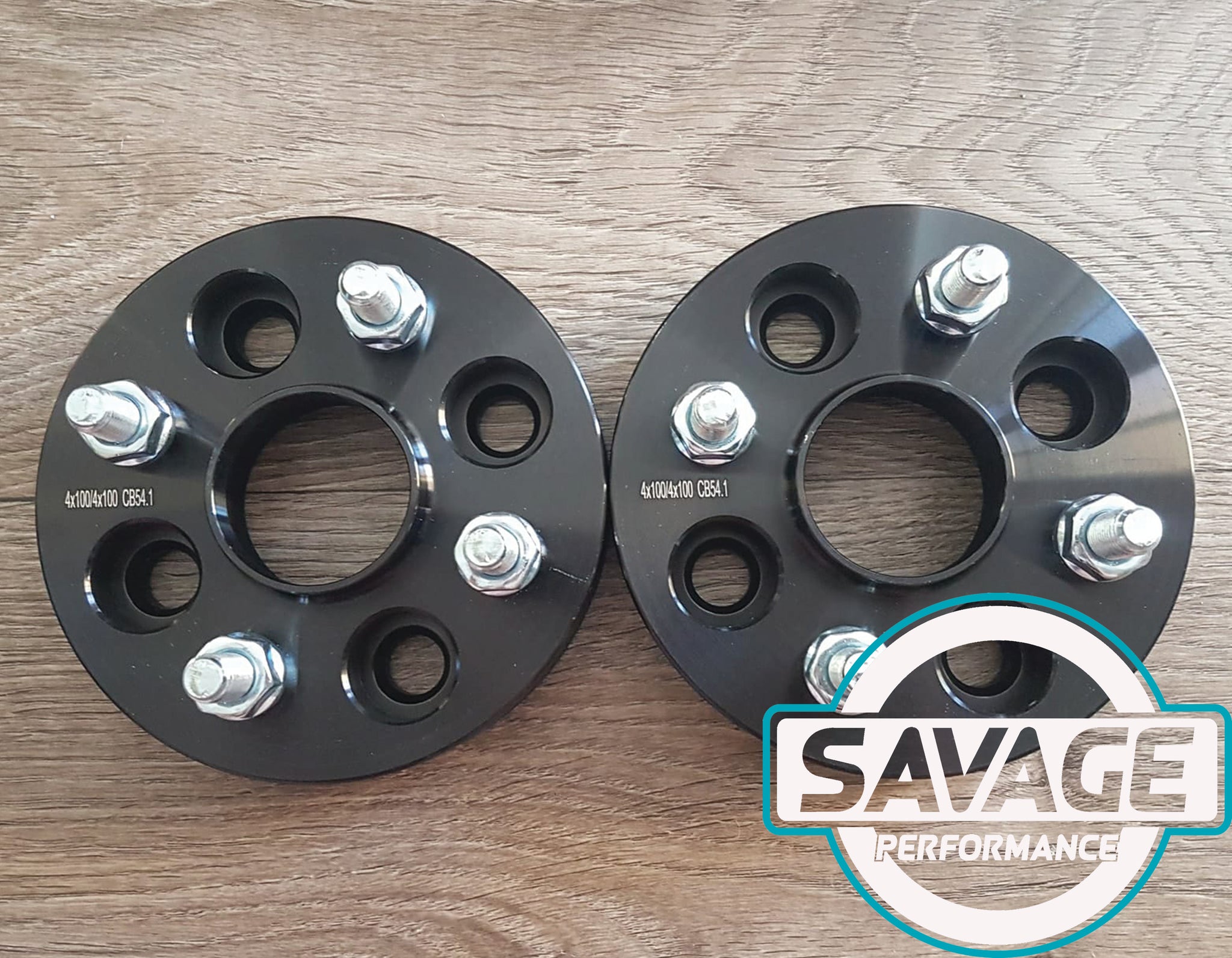 4x100 15mm Wheel Spacers suits MAZDA / TOYOTA *Savage Performance*