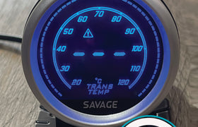52mm Digital Savage Transmission Temperature Gauge 7 Colours