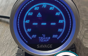 52mm Digital Savage Transmission Temperature Gauge 7 Colours *Savage Performance*