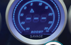 52mm Digital Savage Boost Gauge PSI 7 Colours *Savage Performance*