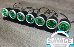 52mm Digital Savage Boost Gauge PSI 7 Colours