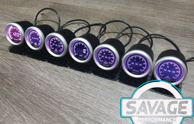 52mm Digital Savage Transmission Temperature Gauge 7 Colours *Savage Performance*