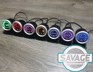 52mm Digital Savage Volt Gauge 7 Colours
