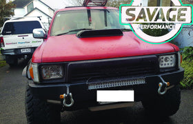 Suits Toyota Hilux Aftermarket 7 Inch x 5 Inch LED Headlights *Savage Performance*