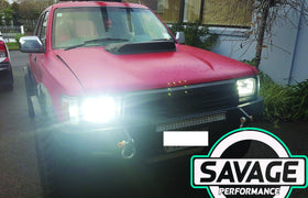 Suits Toyota Hilux Aftermarket 7 Inch x 5 Inch LED Headlights *Savage Performance*