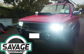 Suits Toyota Hilux Aftermarket 7 Inch x 5 Inch LED Headlights *Savage Performance*