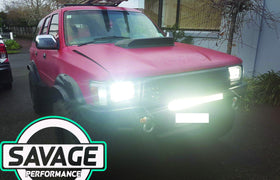 Suits Toyota Hilux Aftermarket 7 Inch x 5 Inch LED Headlights *Savage Performance*