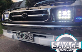 Toyota Hilux Aftermarket 7 Inch x 5 Inch LED Headlights *Savage Performance*