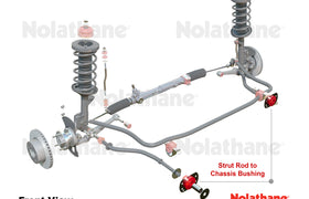 Nolathane - Nissan Stanza Sunny - Front Strut Rod to Chassis Bushing