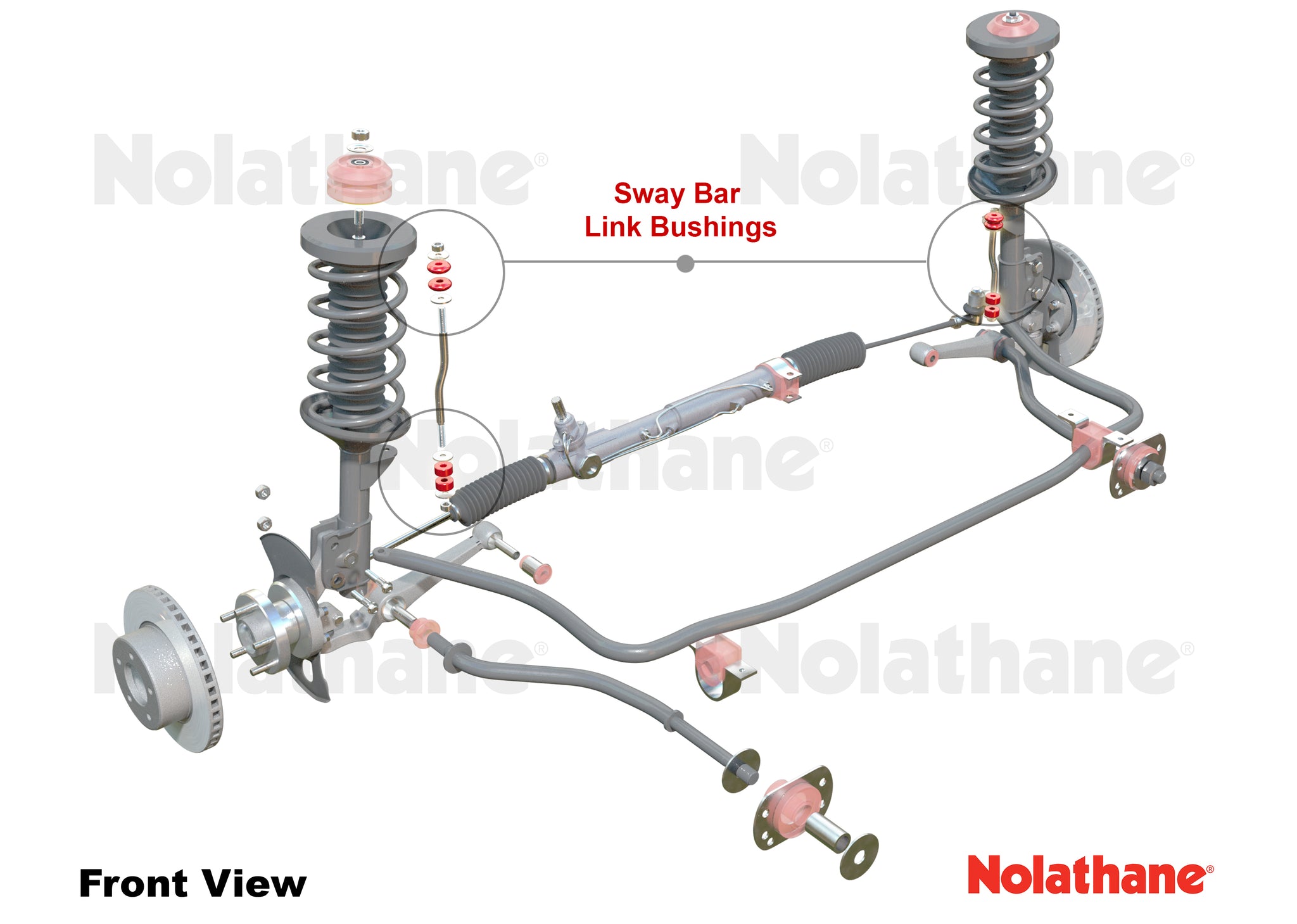 SUPERPRO Sway Bar Link Bush Kit Fits HOLDEN COMMODORE - VY-VZ Sedan