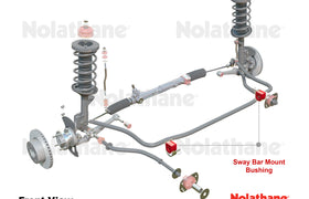 Nolathane - Toyota Chaser X71 Cressida MX73 - Front Sway Bar Bushing