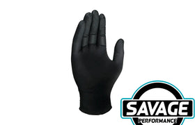 Mechanix Heavy Duty Black Nitrile Gloves - 100 Pack (5mil) - Size XXL / 2XL