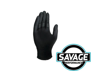 Mechanix Heavy Duty Black Nitrile Gloves - 100 Pack (5mil) - Size XXL / 2XL