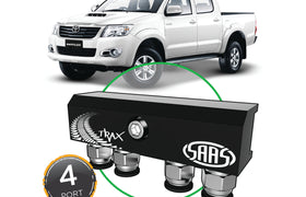 SAAS - Diff Breather Kit - 4 Port suits TOYOTA HILUX 1997-2015 - All Models