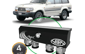 SAAS - Diff Breather Kit - 4 Port suits TOYOTA LANDCRUISER 80 Series 1990-1998