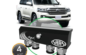 SAAS - Diff Breather Kit - 4 Port suits TOYOTA LANDCRUISER 200 Series 2007-2018