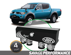 Diff Breather Kit - 4 Port suits MITSUBISHI TRITON ML-MN 2006-2015