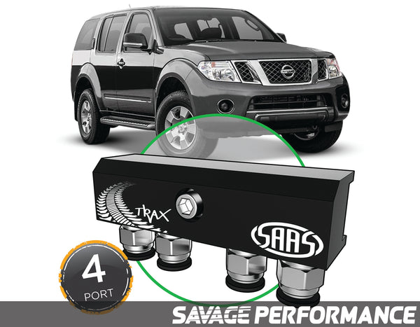 Diff Breather Kit - 4 Port suits NISSAN PATHFINDER R51 2006-2015
