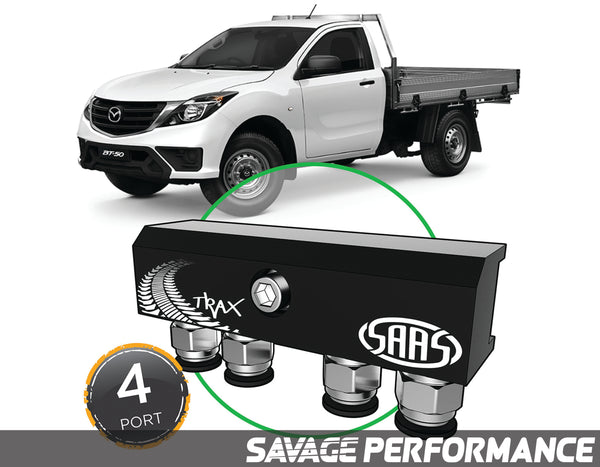 Diff Breather Kit - 4 Port suits MAZDA BT-50 UP UR 2011-2015