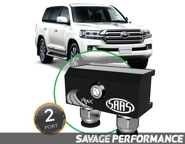 SAAS -Diff Breather Kit - 2 Port suits TOYOTA LANDCRUISER 200 Series 2007-2018