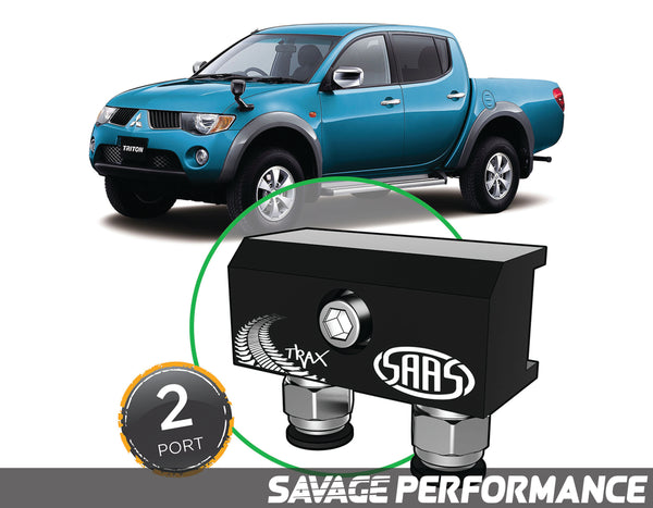 Diff Breather Kit - 2 Port suits MITSUBISHI TRITON ML-MN 2006-2015