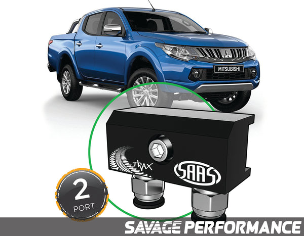 Diff Breather Kit - 2 Port suits MITSUBISHI TRITON MQ 2015- Onwards