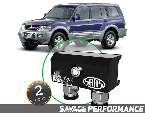 Diff Breather Kit - 2 Port suits MITSUBISHI PAJERO NM-NP 2000-2006