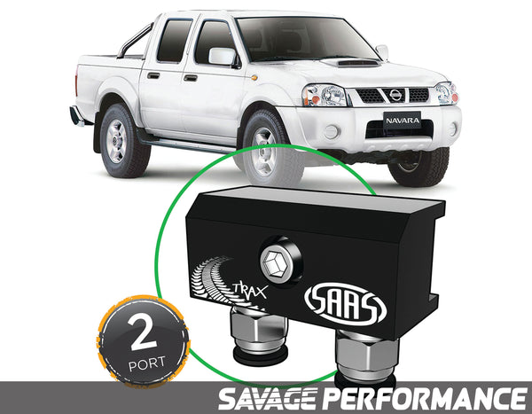 Diff Breather Kit - 2 Port suits NISSAN NAVARA D22 1997-2014