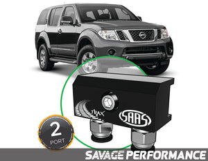 Diff Breather Kit - 2 Port suits NISSAN PATHFINDER R51 2006-2015