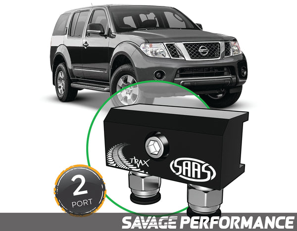 Diff Breather Kit - 2 Port suits NISSAN PATHFINDER R51 2006-2015